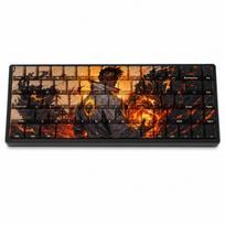 Custom VALORANT Phoenix Side-Engraved 68 Key PBT Dye Sublimation Keycaps Cherry Profile Mechanical Keyboard Set PBT