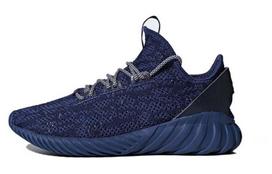 Adidas Originals Tubular Doom Sock Primeknit Indigo Legend Ink Audinys Neslystantis Lengvas Neslystantis Lengvas cq0942 36⅔