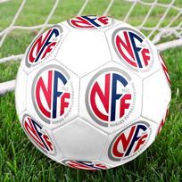 Norvegijos nacionalinės futbolo rinktinės logotipas Dydis 5 Futbolo kamuolys, Mašininis siuvimas PVC, Patvarus ir didelio atšokimo, Tinka visoms amžiaus grupėms, gerbėjų atributika, rungtynėms ir naudojimui lauke.