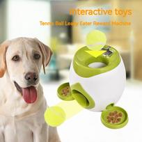 Automatic Dog Ball Launcher Tennis Ball Machine Slow Feeder For Medium Small Dogs žalia
