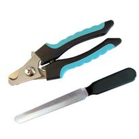 Pet Nail Clippers and Grinder for Cats and Dogs - Stainless Nail with File for Grooming one size mėlyna