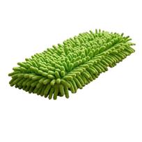 Reusable Flat Mop Replacement Pad with Microfiber Cloth for Floor Cleaning S žalia