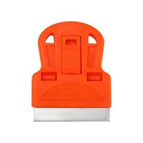 Plastic Squeegee With Blade Cleaner Handy Car Sticker Remover  Window Tinting oranžinė
