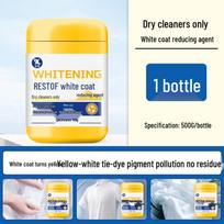 White Clothes Restorer & Stain Remover: Eliminates Yellowing, Prevents Color Bleeding, Whitens & Bleaches
