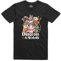 Funny Unisex T-Shirt RPG Dungeons and Axolotls Role Playing Regular Fit Tee M