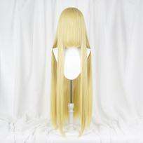 Wawa House 100cm Long Straight Fluffy Silk Cosplay Wig Set for Dolls