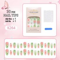 Hot-Selling 3D Flower French Summer Nail Art Tips - European & American Style