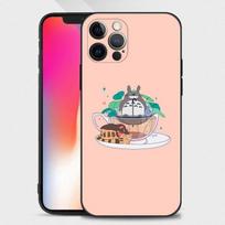 Totoro Phone Case For Iphone 14 13 12 11 Pro Max Xs Max Xr X 7 8 Plus 12 Mini 6s Silicone Capa Black Shell For iPhone 6 6S Plus