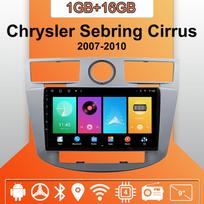 Automobilio radijas Android Auto Carplay, skirtas Chrysler Sebring Cirrus 2007-2010 Multimedijos grotuvo galvos blokas Stereo GPS navigacija BT WIFI 1+16GB 1+16GB