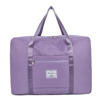Moteriškas sulankstomas kelioninis krepšys didelės talpos - Lengvas ir nešiojamas verslui ir trumpoms kelionėms Small (41*15*33cm) violetinė
