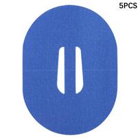 5/10Pcs Self Adhesive Patch Cgm Premium Continuous Glucose Monitor Protection Breathable Tape Freestyle Libre Sensor Covers 5Pcs mėlyna