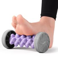Pėdų volelis plantarinei fascitai malšinti, rankinis giliųjų audinių pėdų masažuoklis kraujotakai ir skausmui malšinti, refleksologijos taškų stimuliatorius