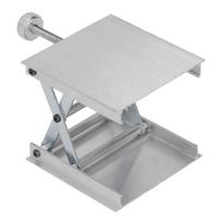 Laboratorinė kėlimo platforma 90x90mm Aukščio reguliavimo matavimo įrankis Rankinė kėlimo platforma sidabras