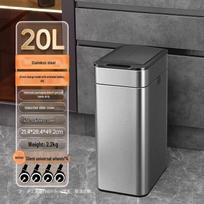 GENFIELD Automatic Bagging Stainless Steel Smart Trash Can