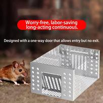 Humane Rat Trap Live Chipmunk Cage Trap For Indoor And Outdoor Small Rodent Animal Mouse Vole Chipmunk Hamsters Live Cage Catch And Release One Size