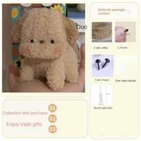 DIY Coral velvet Chenille Sticks Stem Pipe Cleaner Hand Craft to making cute dog puppy cat Material package Creative child toy