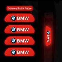 2025 Karštas 4 vnt. Automobilio durų lipdukas Saugos įspėjimas Atspindintis ženklas BMW Performance X3 X1 X2 X4 X5 X6 E30 E34 E53 E61 E62 E93 G20 raudona
