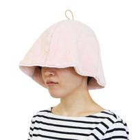 Hashizume Shoten Sauna Hat A sauna hat want to rub your cheek Made in Fits head circumference up to approximately - you'll against. Japan. Pink. 62cm. rožinė