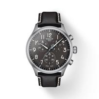Tissot Leather Strap Gray Dial Men's Fashion Watch T116.617.16.062.00 pilka spalva