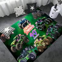 Cartoon Monster Jam Door Mat Anti Slip Rug for Bedroom Living Room Home Balcony Nordic Alfombra 40x60cm