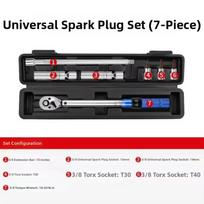 5-60N.m Torque Wrench 3/8 Inch Square Drive Torques Key ±3% High Precision Torque Wrench Professional Bicycle Automotive Tool 7pcs 10-60N.m