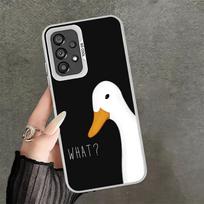 Juokingas animacinis žąsies žaidimas Minkštas telefono dėklas, skirtas Samsung A17 A16 A15 A14 A13 A57 A56 A55 A54 A53 A37 A36 A35 A34 A33 A26 A25 A24 A23 Samsung A53