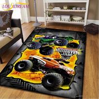 Monster Jam Truck Game Carpet for Living Room Bedroom Rug Kitchen Kids Door Unslip Floor Mat Birthday gift photography props Rug 40x60cm