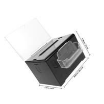 Transparent Acrylic Ballot Box with Lock Secure Clear Voting Box for Elections Meetings Exhibitions Suggestions Donations juoda