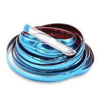 Automobilio chromo sidabrinė apdailos juostelė PVC universali apsauga nuo įbrėžimų, automobilio durų langų buferio kėbulo dekoravimo formavimo detalė 20mm*5m sidabras