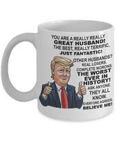 Donaldas Trumpas Puikus Vyras puodelis Juokinga dovana nuo žmonos vyrui 11oz S
