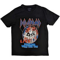 Def Leppard Pyro World Tour Official Tee T-Shirt Mens S