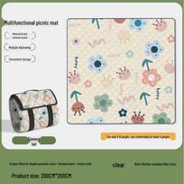 Waterproof Thick Picnic Mat: Portable, Moisture-Proof for Outdoor Camping, Beach, Grassland, and Spring Outings