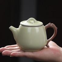 MULTIPOTENT Ru Kiln Ceramic Teapot, Kung Fu Tea Set, Single Pot, Xianglong Stone Ladle Pot, 250ml Gift Box, Souvenir