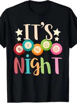 It'S Bingo Night Bingo Player Gifts Lottery Bingo T-Shirt XXL
