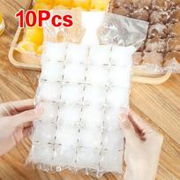 10PCS Edible Frozen Ice Cube Bags Portable Faster Freezing Ice Maker New Ice Mould  DIY Drinking