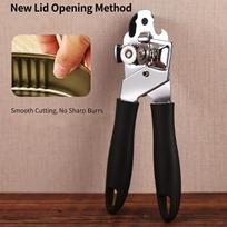 Manual Bottle Opener Food Grade Safe Professional Ergonomic Multifunctional Tin Jar Can Opener for Home Daily Cooking Use one size