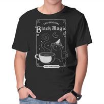 Unisex Crew Neck T-Shirt The Original Black Magic Graphic Short Sleeve Casual Tee L