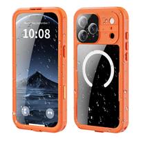 iPhone 17 Pro Max vandeniui atsparus dėklas, smūgiams ir dulkėms atsparus telefono dėklas su ekrano apsauga, iPhone 17 Pro vandeniui atsparus dėklas Pc + tpu&iphone 17 dangaus mėlyna spalva