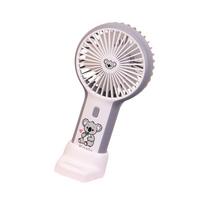 Outdoor Handheld Fan Rechargeable Air Blower 3 Speed-White