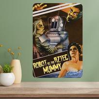 Robot vs the Aztec Mummy Classic Movie Metal Poster Sign 20x30cm（7.8x11.8inch）