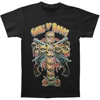 Men's Guns N Roses Skull Cross 80s T-shirt XX-Large Black S