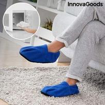 InnovaGoods Blue Microwave Heated Slippers - 90 min Battery Life