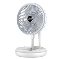 Foldable Portable Fan Handheld Mini Fan USB Rechargeable Collapsible Design Ultra Quiet 3 Speeds Outdoor Travel Dorm Office Home White balta
