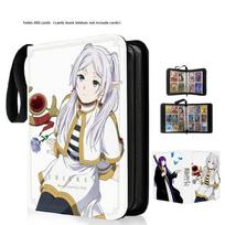 400pcs/900pcs Card Album Book Anime Frieren: Beyond Journey's End Collection Card Zipper Binder Holder kids toys Christmas Gifts beige