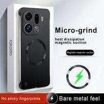 Minimalist Magnetic Plating Frameless Case For OPPO Find X9 Pro X8 Ultra X8s+ X7 Reno 14 Pro 13 12 Camera Protect Charging Cover OPPO Find X9 juoda