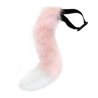 1Pcs Costume Props Anime Animal Tail Cosplay Costumes Props Cat Fox Plush Tails Role Play Halloween Party Accessories 1Pcs