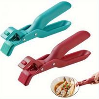 5Pcs Air Fryer Camping Tool Non Slip Pot Pan Gripper Clip Hot Dish Plate Bowl Clip Retriever Tongs Silicone Handle Kitchen Tool