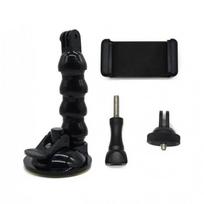 Flexible Gooseneck Extension Suction Cup Car Mount Holder with Phone Holder for GoPro 12 11 10 9 8 iPhone Samsung Galaxy Xiaomi Universal