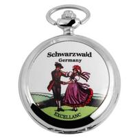Excellanc Men's Silver Metal Pocket Watch modern charm