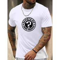 Men'S MYSTERY MINIS MONDAYS Patterned Summer Casual Short-Sleeve T-Shirt S balta